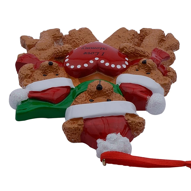I Love Mommy/3 Personalized Ornament