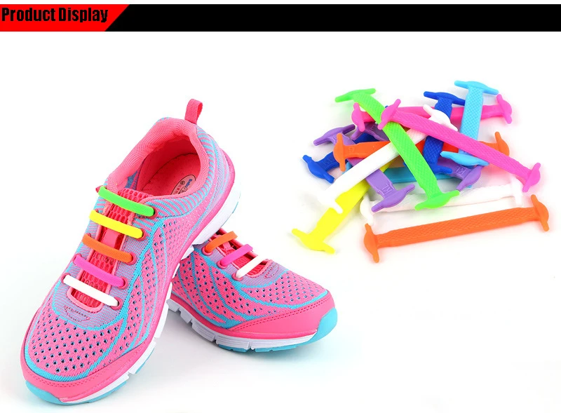 AFashion Store VIP Link Wholesale Shoelace Adult Athletic Running No Tie Shoelaces Elastic Silicone Shoe Lace Children Shoelaces (4)