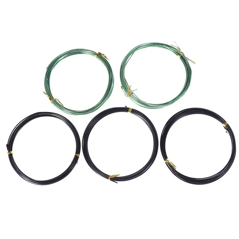 

BESTOYARD 5 Roll Aluminum Craft Wire Colorful Flexible Creative Aluminum Wire Metal Wire Jewelry Making Wire for Craft Gardening