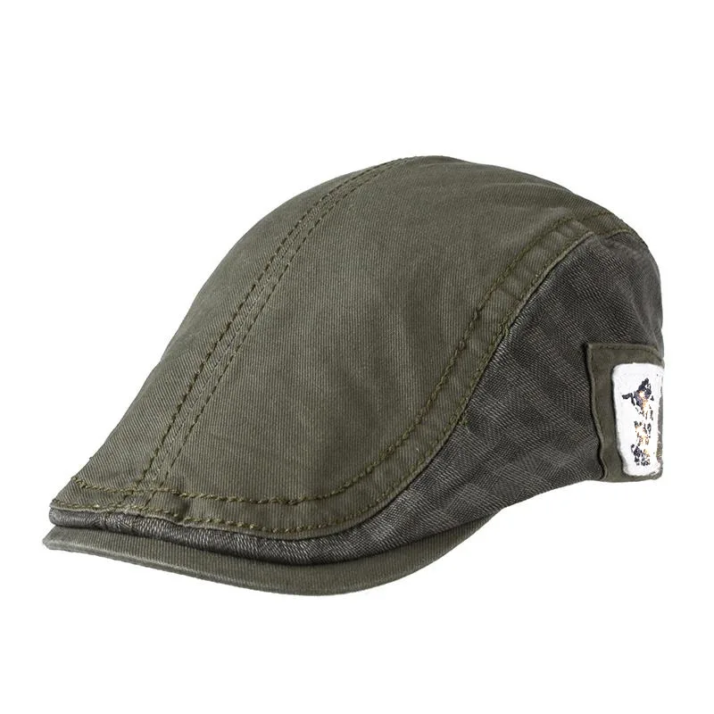

Adjustable Beret Caps Outdoor Sun Breathable Bone Brim Hats Womens Mens Herringbone Solid Flat Sticking cloth Berets Caps