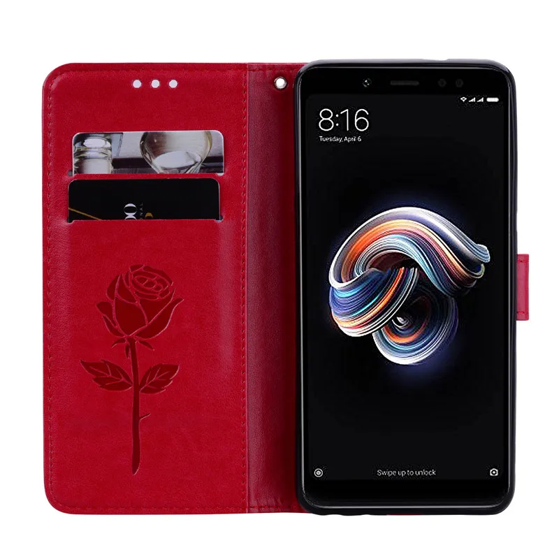 Чехол-книжка для Xiaomi Redmi Note 5 Pro, кожаный силиконовый чехол-книжка для Redmi Note5 Note 5, чехол, чехол для телефона