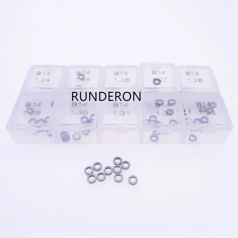 

B14 Washer Shim Size 1.24-1.33 Fuel System Common Rail Injector Repair Adjusting Gasket Kit for BOSCH 0445 110 Series