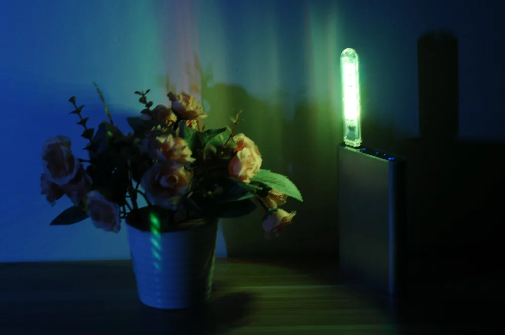 Ночные светильники DC5V 5 светодиодов USB с переключателем SMD5050 RGB цветная портативная лампа для аварийного освещения, пешего туризма, рыбалки кемпинга и т. д