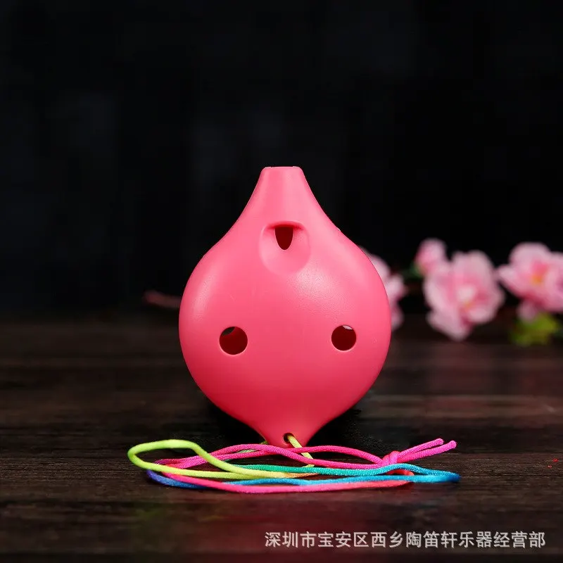  Plastic ocarina alto C 6 hole ocarina student beginner instrument The school shop ocarina Teaching  - 32957594579