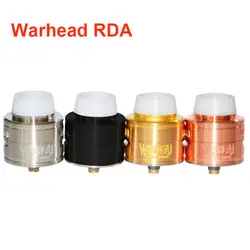 2 шт./лот Warhead RDA атомайзер из нержавеющей стали Латунь Медь Материал 30 мм диаметр 510 нить заправка RDA распылитель Vape резервуар для пара