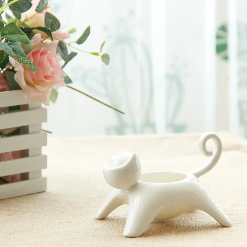 Valentine's Day gift ideas home candlestick ceramic pots Japanese Zakka ceramic products a generation of fat