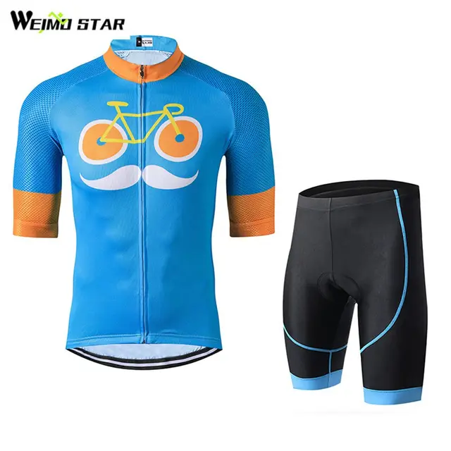 light blue cycling jersey