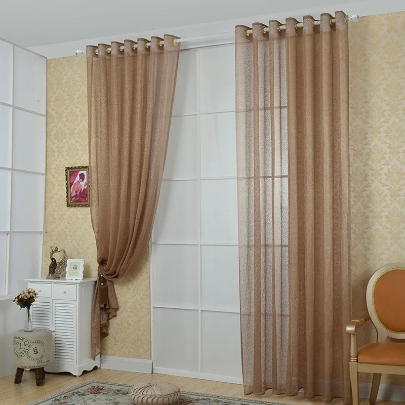 Современная с сеточкой дизайн вуаль шторы для гостиной кухни спальни Тюль окна портьеры, гардины занавески вуаль жалюзи