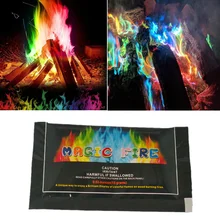 15 г волшебный огонь Красочные Пламя пиротехника Мистический Огонь камин яма патио открытый лагерь пламя магический реквизит