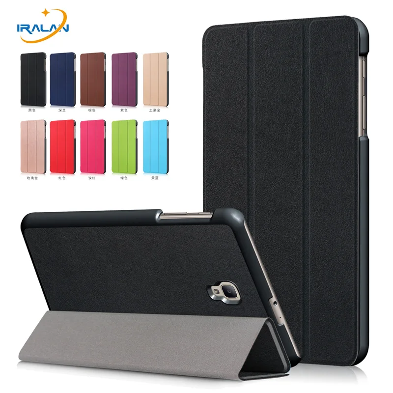 

Slim PU Leather Fold Folio Stand Case for Samsung Galaxy Tab A 8.0 2017 T380 T385 8.0 inch Tablet Magnetic Smart Cover+Film+Pen