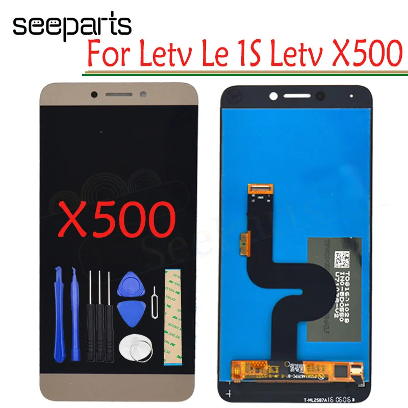 

5.5" For Letv Le 1S Letv X500 LCD Display Touch Screen Digitizer Assembly Replacement For Letv X500 X501 LCD Free Tools