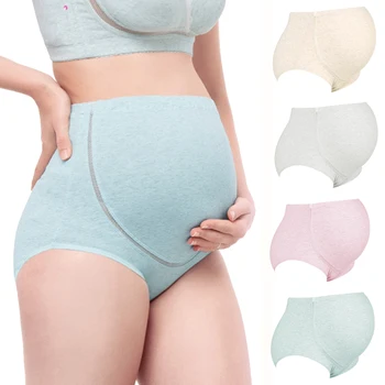 

Women's Adjustable Maternity Underwear High Cut Cotton Over Bump Briefs
