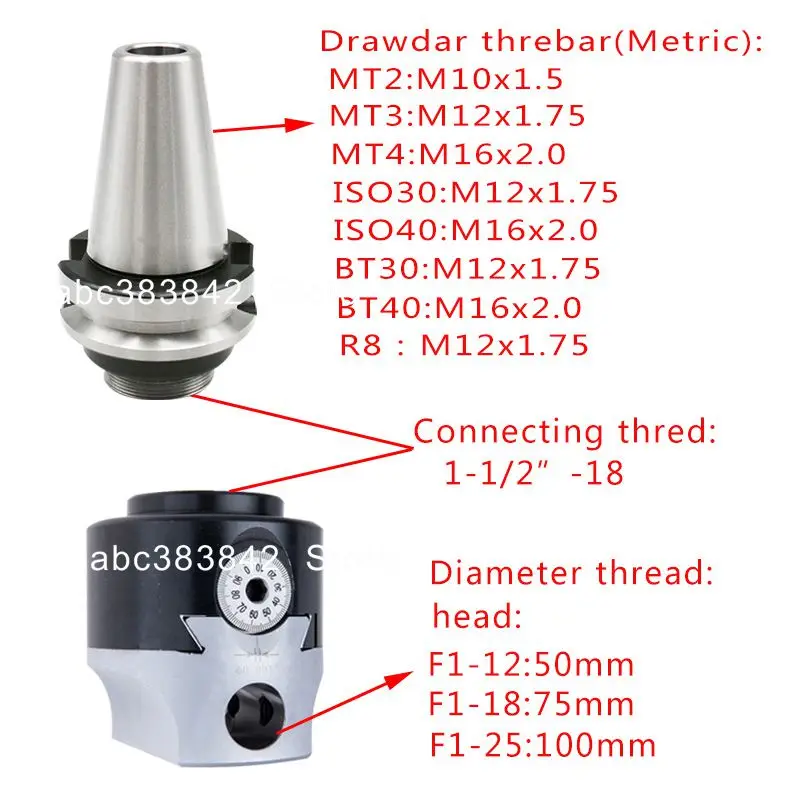 Расточной стержень хвостовик для F1 расточной головки держатель адаптер NT30 BT30 BT40 R8 MT2 MT3 MT4 ISO30 C25 C20 держатель инструмента расточной инструмент для токарного станка