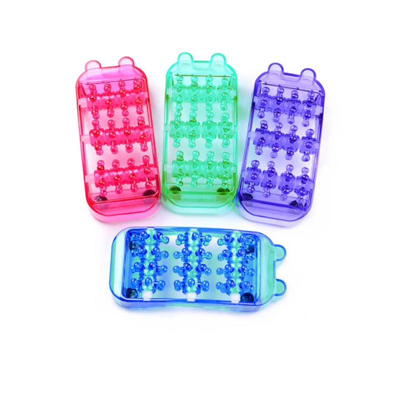 2x New plastic feet massage three rows active massage foot massage acupuncture acne home massager