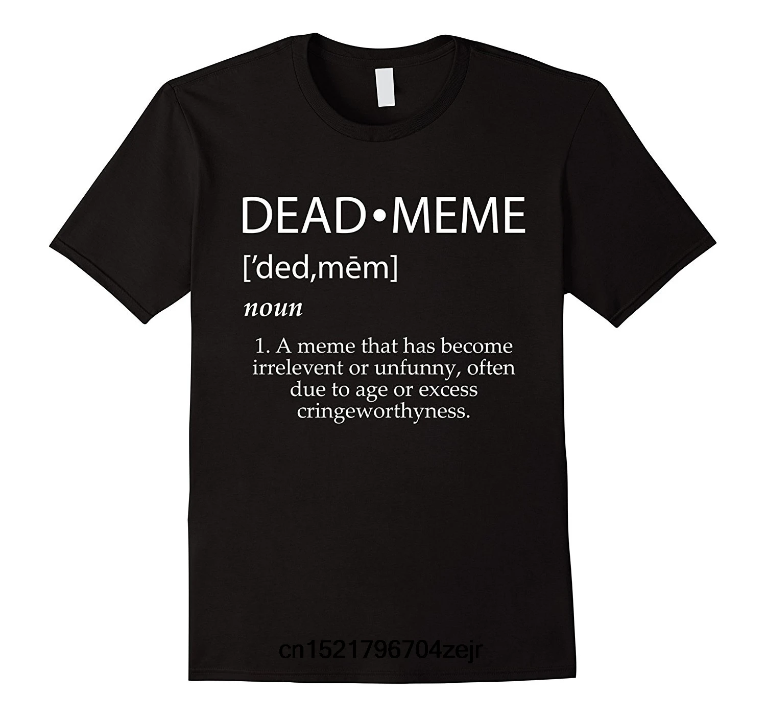 Мужская футболка Dead Meme Definition забавная новинка wo | одежда
