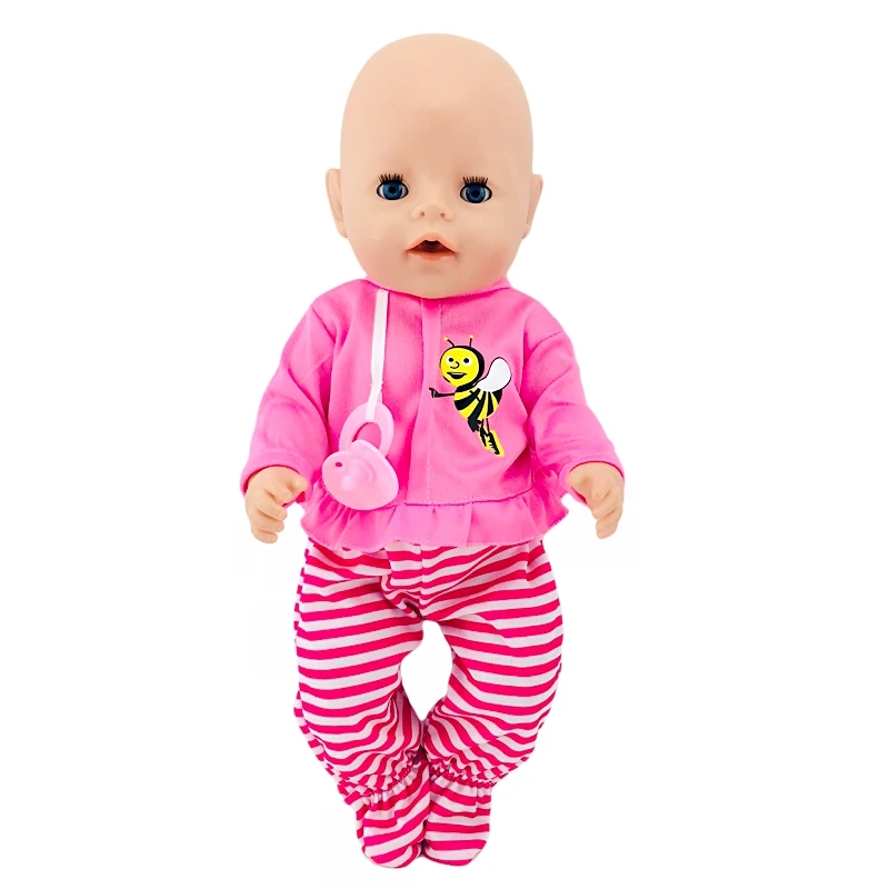 

Doll Clothes Fit 18 inch 43cm Born Baby Red-Hearted Owl Bee Hair Belt Doll Accessories For Baby Festival Birthday Gift