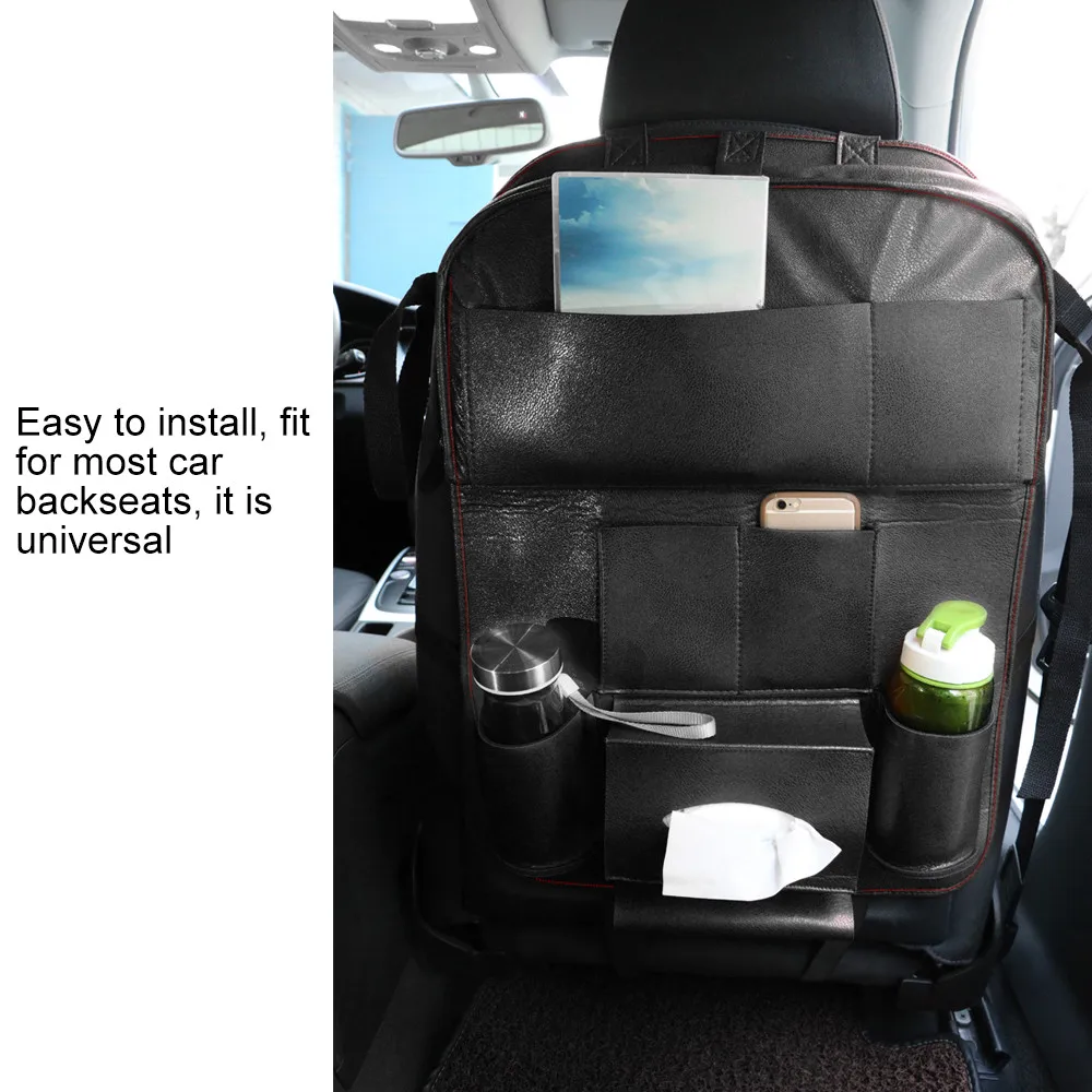 Onever Premium Car Backseat Organizer with Foldable Table