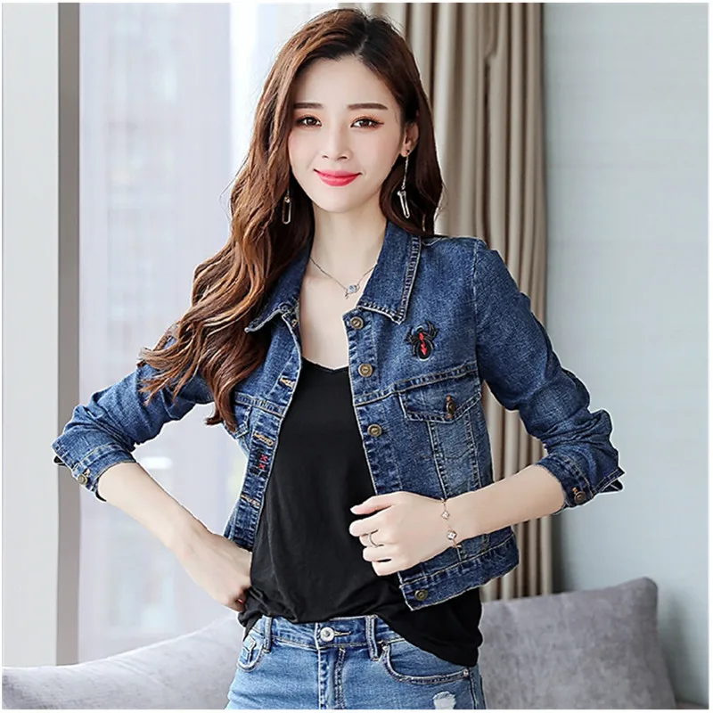 short blue denim jacket