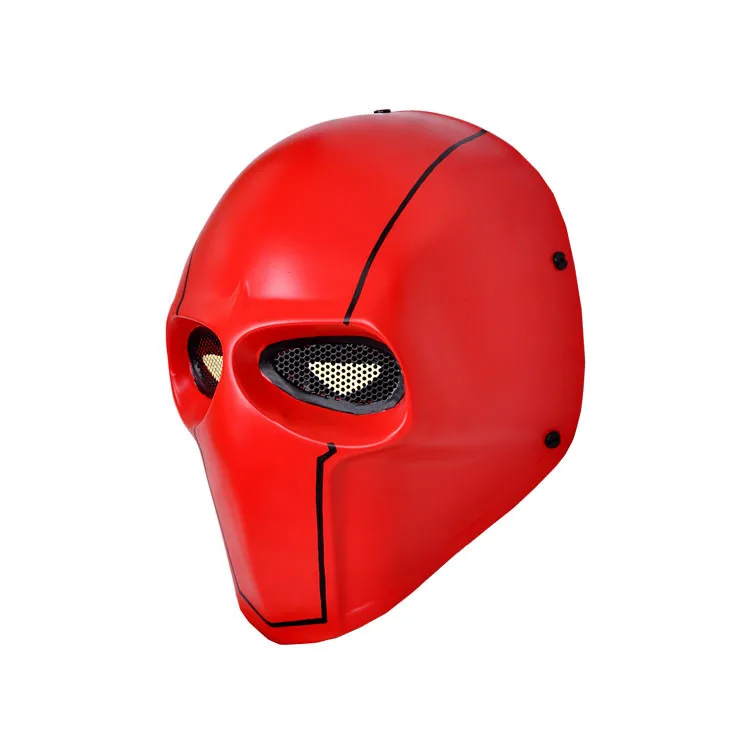 ФМА Пейнтбол Airsoft Проволочная сетка Армия Два биохимической полный красный Уход за кожей лица маска