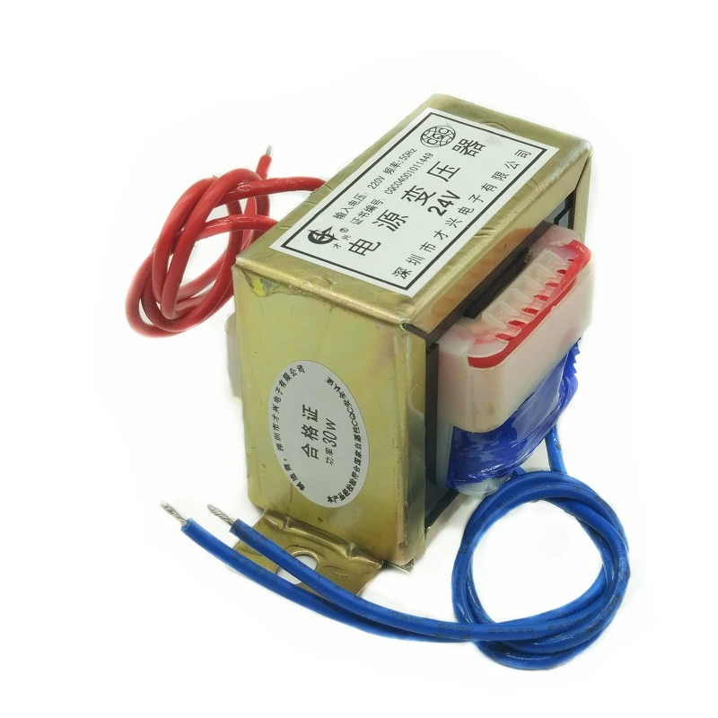 

EI66 copper power transformer 30W/VA input voltage 220V 380V to output voltage 6V/9V/12V/15V/18V/24V/single voltage