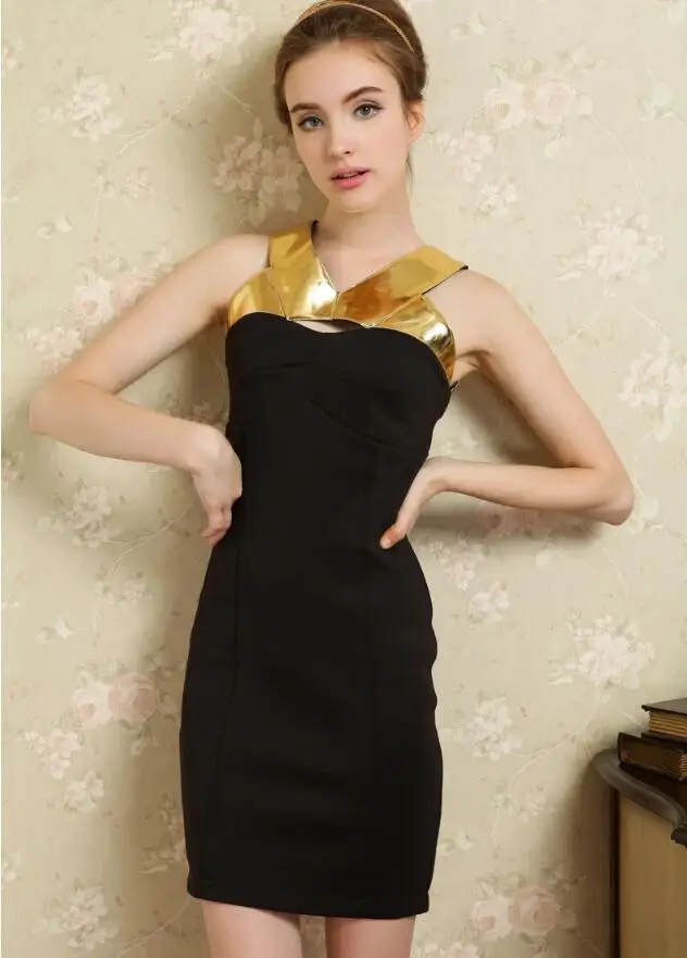 Download 2018 Summer Dress Black Back Open Slim Fit Bodycon Short ...