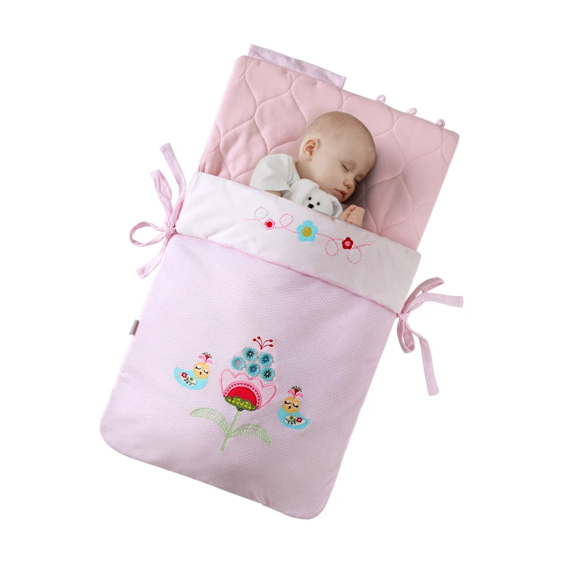 

Austtbaby baby sleeping bag autumn and winter baby anti tipi thermal holds baby blankets