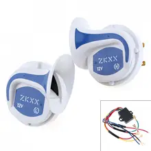 Loud Horn Auto Speaker Alarm 2V 150db Tone Vehicle Boat Car Motor Motorcycle Van Truck Siren