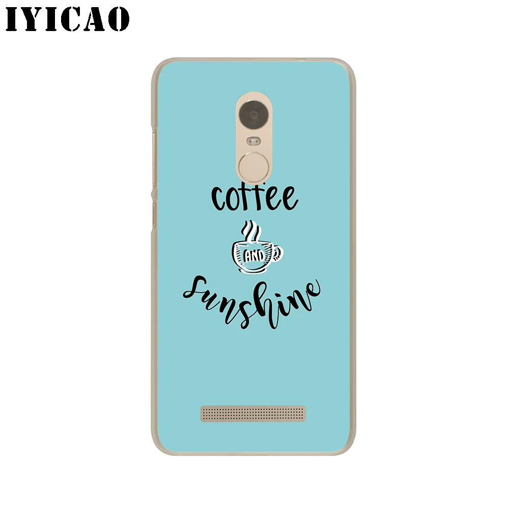 IYICAO первый кофе Жесткий Для Xiaomi Mi 5 5S 6 9 8 A2 Lite 5X Mix 2S F1 SE MAX 3 9T A3 Pro CC9E Redmi Note