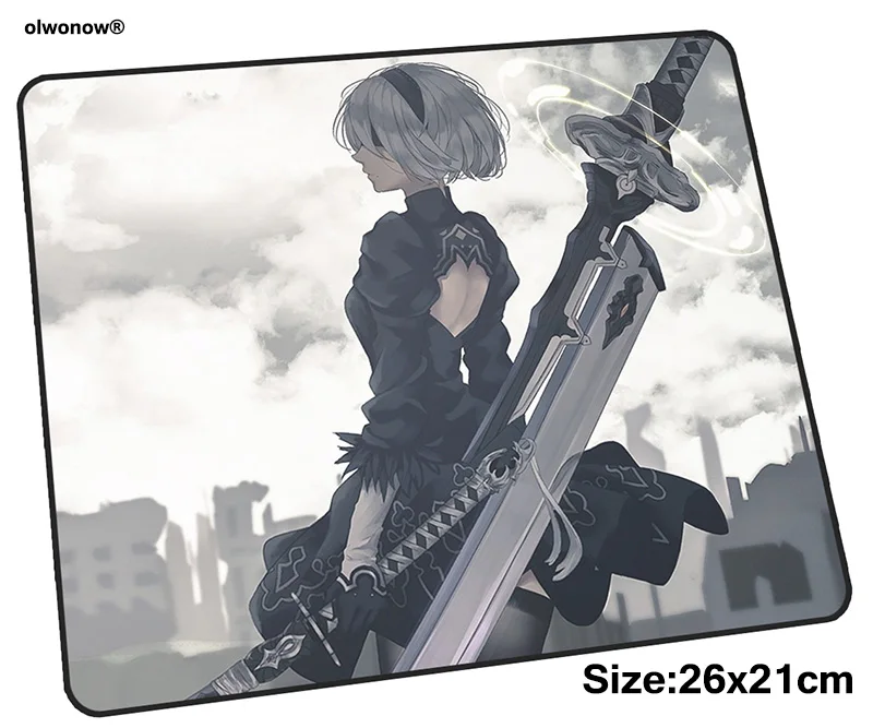 Коврик для мыши NieR 26x21 см игровой коврик большой подарок мальчика компьютерный