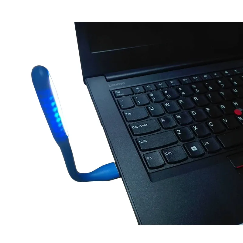 Яркий 1,2 Вт креативный USB светодиодный светильник синий/gree корпус для ноутбука компьютер Гибкая Металлическая грифовая светодиодный USB свет складной