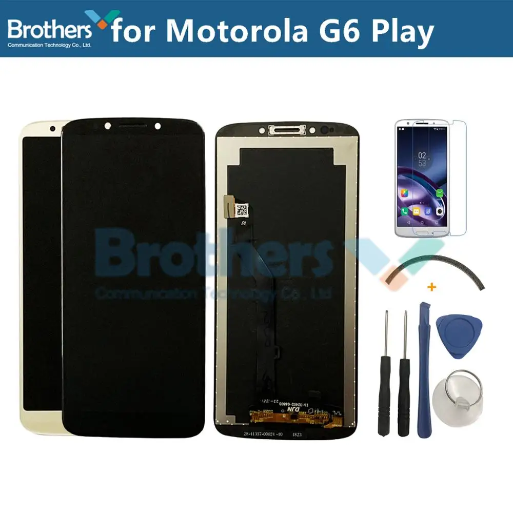 Скидка Для Motorola Moto G6 Play ЖК дисплей сенсорный экран панель для XT1922 Мобильный телефон ЖК s дигитайзер сборка запасные части 5,7