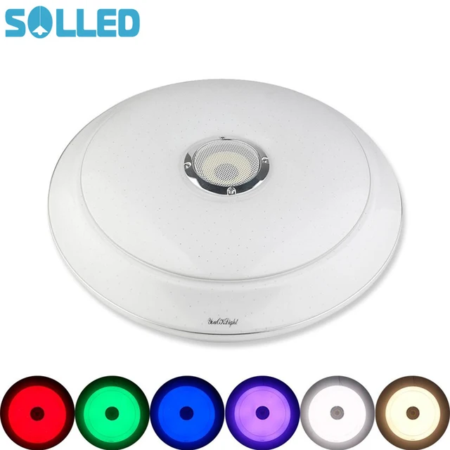 solled 36w bluetooth control ceiling led lamp timer switch music round adjustable light color energy saving - Lamp Timer solled 36w bluetooth control ceiling led lamp timer switch music round adjustable light color energy saving - Lamp Timer