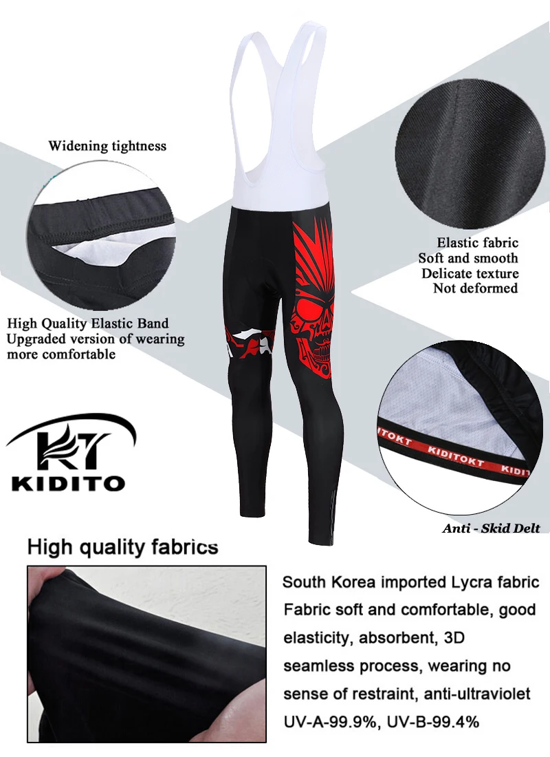 KIDITOKT зимние термофлисовые велосипедные штаны Pro 3D гелевые мягкие противоударные мотобайк, велосипед, велотренажер брюки для мужчин
