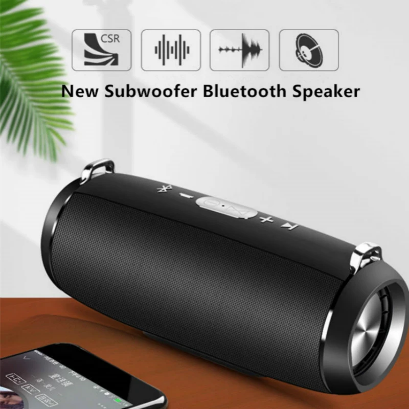 

15w Bluetooth Speaker column fm radio Wireless portable sound box mp3 loudspeaker usb subwoofer tf aux boombox PC soundbar