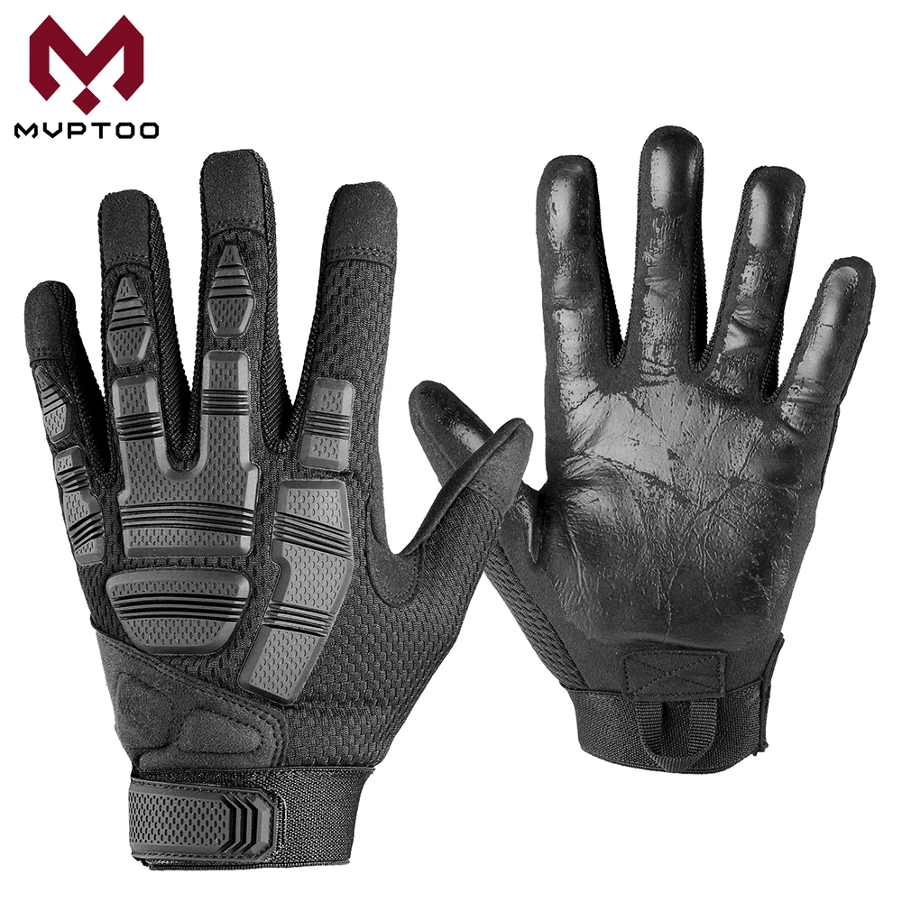 

Motorcycle Moto Gloves Tactical Army Military Motorbike Motocross Paintball Rubber Protective Gear Skidproof Full Finger Glove