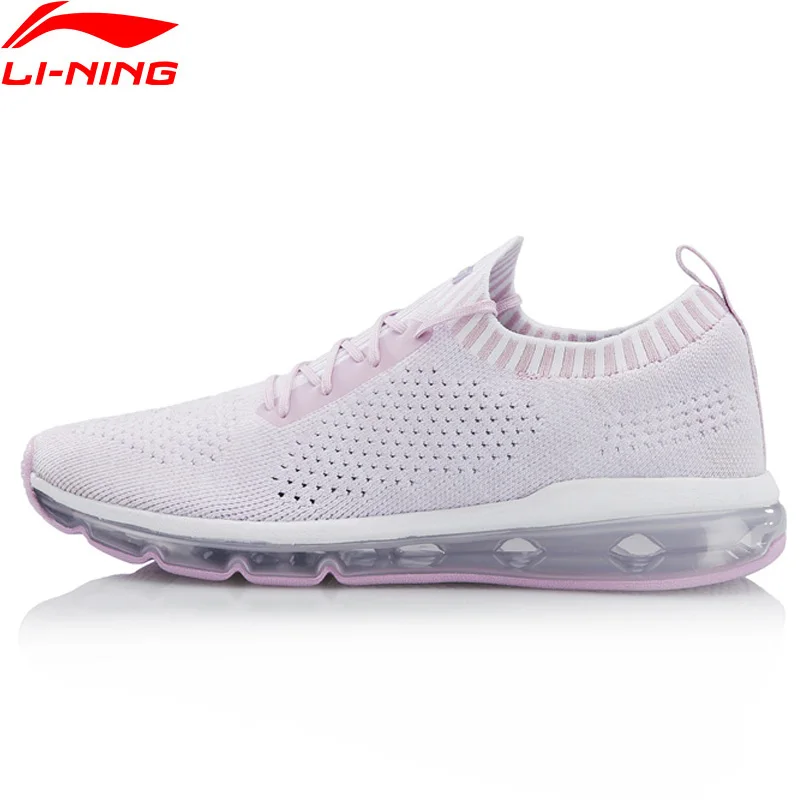 Li Ning/женская трикотажная обувь BUBBLE MAX для образа жизни Спортивная с подушками и