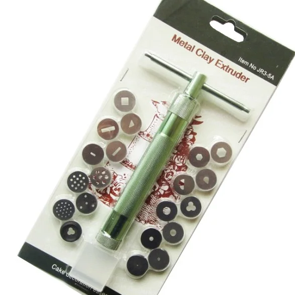 

Clay Extruder Sugarcraft Extruder 20 Discs Paste clay Decoration clay tool