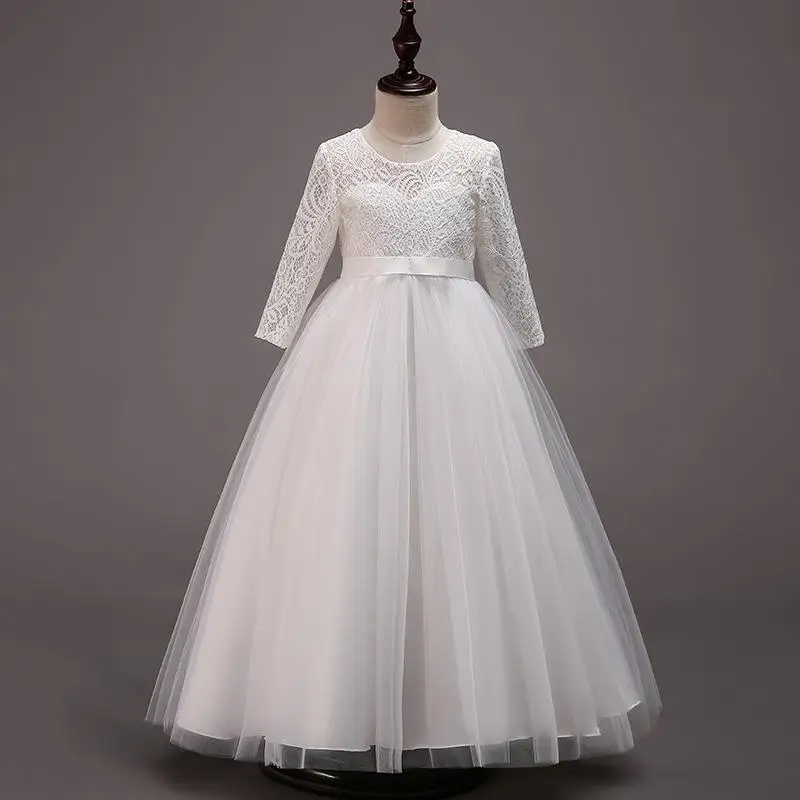 

Baby Christening Girl Dress Kids Floral Dresses for Girls Princess Flower Tutu Dress for Wedding Party Events Wear