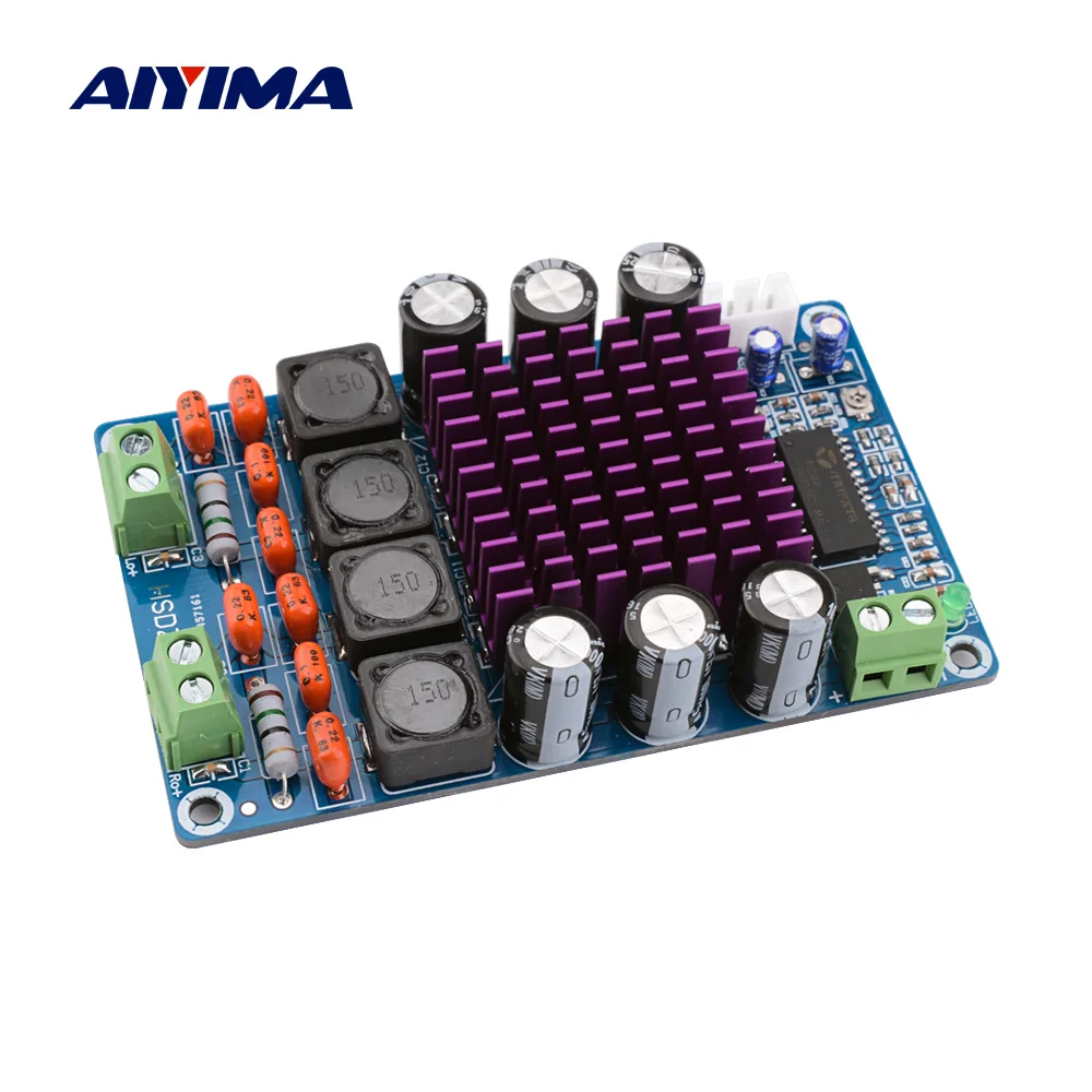 

AIYIMA TK2050 Power Amplifier Audio Board 2X50W Dual Channel Stereo Class T Digital Amplifiers HIFI Amp Super TA2020