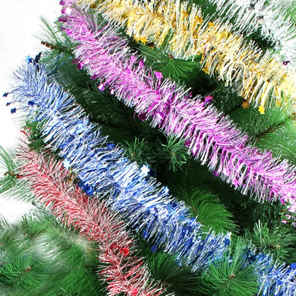 

Christmas Ornaments Colorful design with Star Decoration Ribbon Garland for Christmas Trees