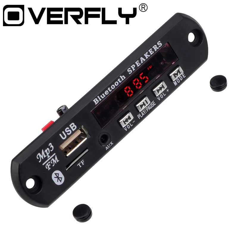 Высокое качество Беспроводной Bluetooth 12 V MP3 WMA декодер доска аудио модуль USB TF радио