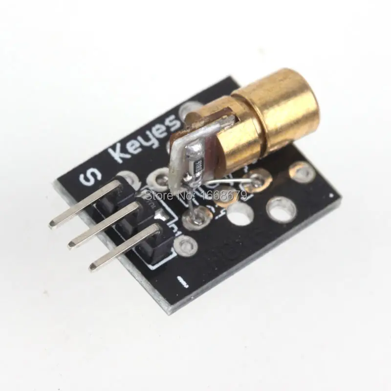 Laser sensor Module 650nm 6mm 5V 5mW Red Laser Dot Diode Copper Head for Arduino 
