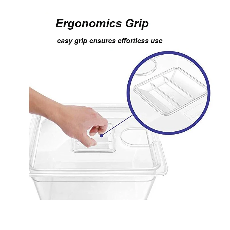 Kaufen JUSTBUY Sous Vide Container mit Deckel 11L Wasser Tank Bad für Zirkulator Sous Vide Kulinarische Immersion Langsam Herd