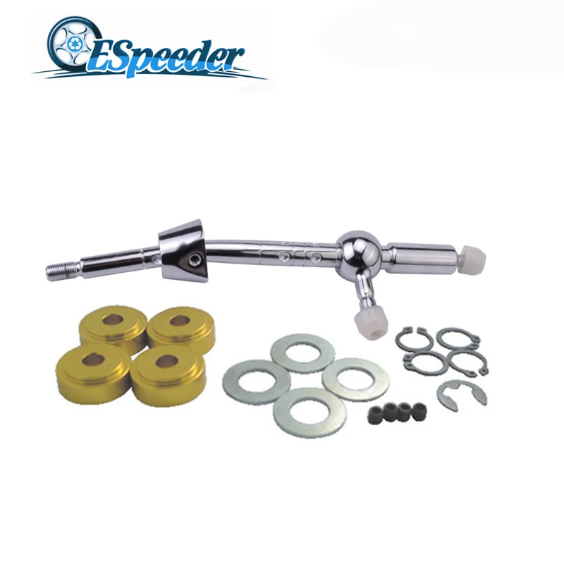 

ESPEEDER Stainless Steel Short Throw Shifter Quick Shift Quick Gear Kit For Mitsubishi EVO8/EVO9