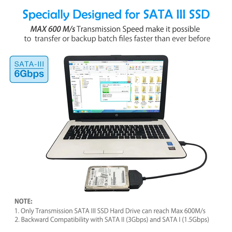 HOT USB 3.0 SATA Adapter Cable  (6)