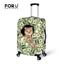 FORUDESIGNS дизайн, портативные дорожные аксессуары, эластичные Чехлы для багажа, подходят для 18-28 дюймового чемодана, дорожный защитный чехол