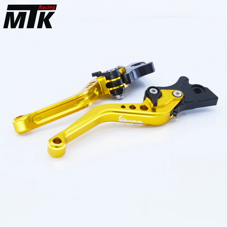 MTKRACING для Vespa Granturismo 125/200 GTS 125/250 S125/S250 2003- ЧПУ Короткие тормозные рычаги сцепления для мотоцикла