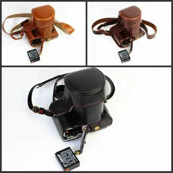 

PU Leather Camera Case For Fujifilm XT20 XT10 Finepix X-T10 X-T20 Camera Bag Cover With Battery Opening + strap
