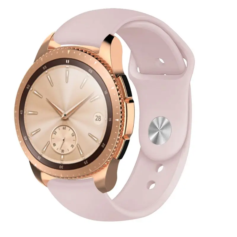 Силиконовый ремешок для часов для samsung Active R500/samsung Galaxy Watch R810 42 мм/samsung gear Sport R600/samsung R720
