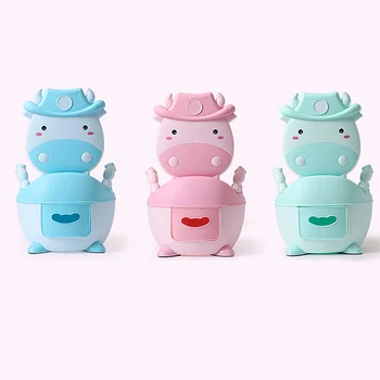 

Children's Potty Bowl Pot Training Toilet Kids Cartoon Baby Pot Cute Toilet Seat Pot For Potty Training Seat with Soft Mat